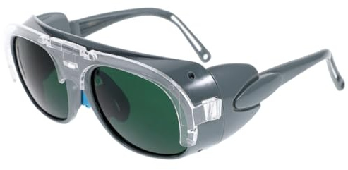 NUOBESTY Occhiali Protettivi Per Saldatura Occhiali Da Saldatore Lenti Antigraffio Adatti Per Saldatura Brasatura Molatura e Altre Attività Luce Intensa