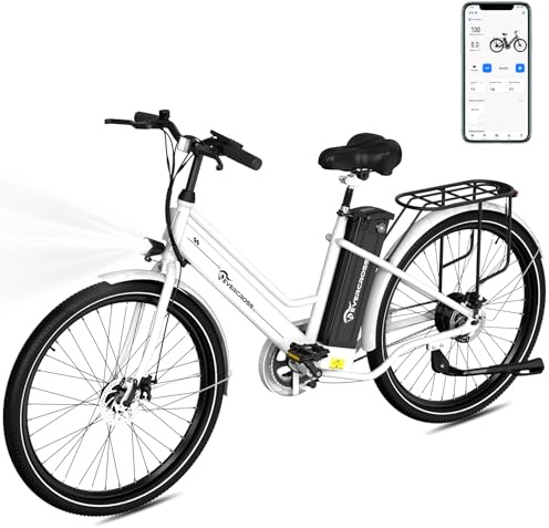 EVERCROSS EK8 Velo Electrique Adultes, Vélo Electrique de 26'' avec Assistance au Pédalage - Moteur 250W, Batterie 36V 15,6Ah, 15/20/25 KM/H, Charge Max de 120kg, VTT Electrique pour Femmes et Hommes