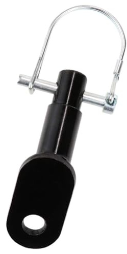 DIYEAH Conector Enganche para Remolque de Bicicleta de Hierro Resistente Accesorio Clip para Eje Trasero Gancho Duradero para Remolques de Carga Uso en Ciclismo al Aire Libre para Bebés
