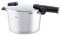 Fissler Vitaquick/Induktions-Schnellkochtopf (8 L, Ø 26 cm) großer Edelstahl-Dampfkochtopf, 2 Garstufen - Induktion, Silber