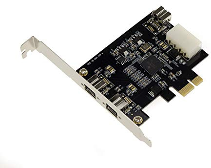 KALEA-INFORMATIQUE Carte contrôleur PCIe Firewire 800 IEEE1394B sur Port PCI Express 1x 2+1 Sorties avec Chipset TI XI02213AZAY