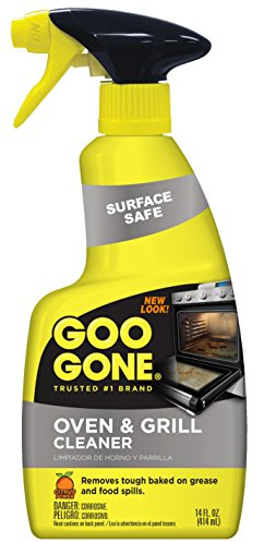 Goo Gone Oven and Grill Cleaner - 14 Ounce - Removes Tough Baked On Grease and Food Spills Surface Safe