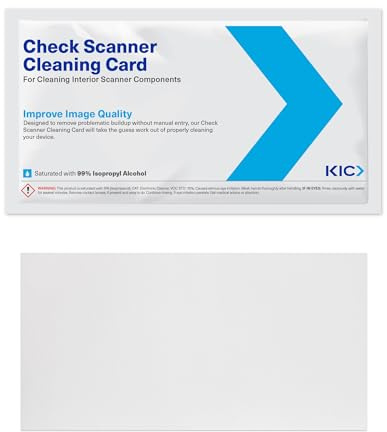 Kicteam K2-CIB25 Check Scanner Cleaning Card