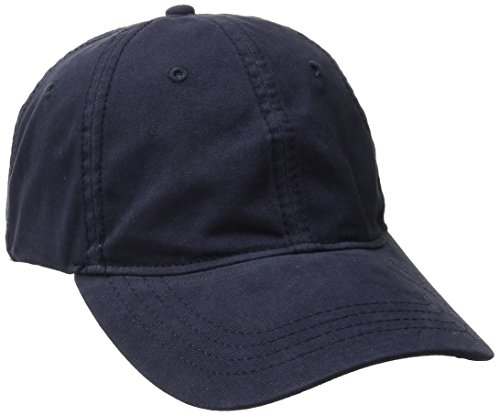 San Diego Hat Company Damen Washed Ball Cap mit Verstellbarer Lederrückseite, Navy, Einheitsgröße