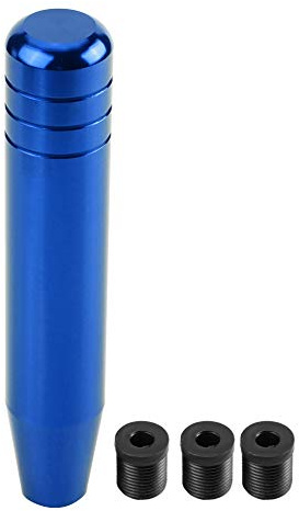Pommeau De Vitesse Tuning Universel，Tête De Levier De Vitesses En Alliage D'aluminium Avec Levier De Changement De Vitesse 18cm Pour Voiture Universelle(bleu)