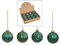 12 Weihnachtskugeln aus Glas – Ø 6 cm – Christbaumkugeln Set – Glaskugeln für Weihnachtsbaum – edle Tannenbaum Deko – klassisch, modern & elegant – Weihnachtsdeko Baumkugeln