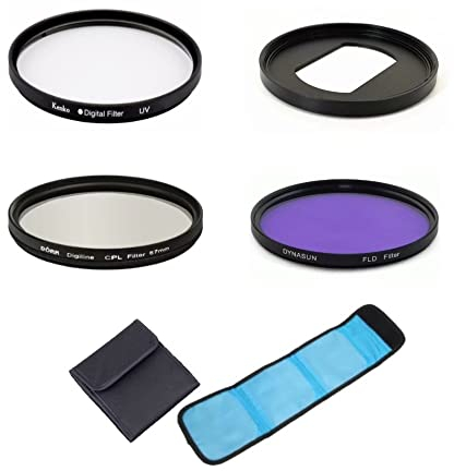 Kamera-Filter-Set, 3-in-1 UV-CPL-FLD-Filter mit Adapterring für Sony Cybershot RX100 VII, RX100 VI, RX100 V, RX100 IV, RX100 III, RX100 II, RX100 VA Kamera