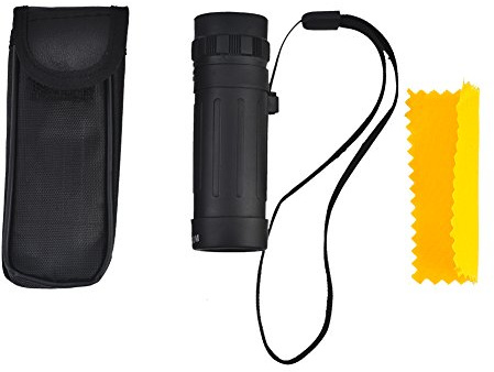 Joyzan Télescope Monoculaire, 8x21 Mini Jumelles Simples Portable de Poche Compacte Haute Définition Adultes Puissante l'Observation Oiseaux Chasse Camping Randonnée Voyages Faune Observation Noir