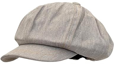 Perfeclan Gorro de globo informal para mujer, gorra con visera, gorra de boina, gorra de pintores, gorra de Bakerboy, gorra de Newsboy, gorra Cabbie, parte trasera elástica, con visera