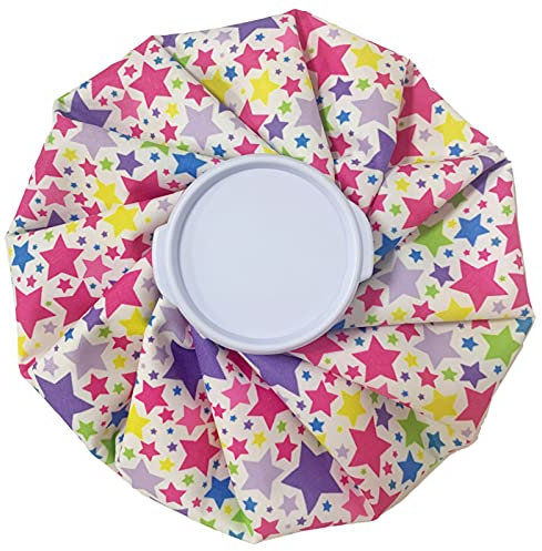 Poche de Glace Réutilisable, Poche de Chaud/Froid, Vessie de Glace Soulagement de Douleur, Housse Incluse, Anti-fuite, Sac de Glace pour Blessures Sportives, Migraines (15cm)