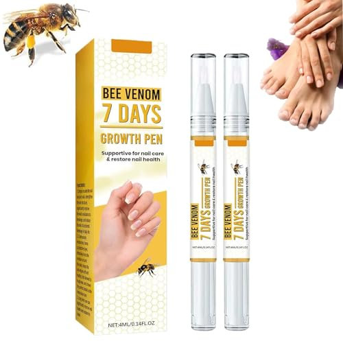 4 ml di liquido per la cura delle unghie, rinforza le unghie, leviga la ruvidità, assorbimento rapido, protezione duratura (2 pezzi)