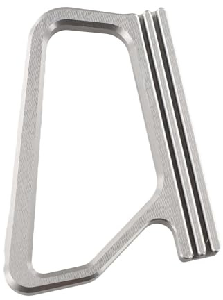 MonoSora Chiave per raggi piatta per bici, 0,8-1,3 mm, in lega di alluminio, strumento di riparazione per cerchione della bicicletta, nero