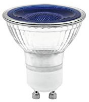 Omnilux GU-10 230 V LED SMD 7 W blå glödlampa | speciell lampa för show-effekter