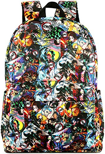 Roffatide Anime ryggsäck heltäckande tryckt skolväska laptop ryggsäck cosplay dagryggsäckar, a, One_Size, Klassisk