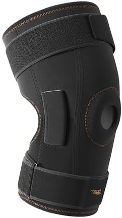 COPPER FIT® Natural Motion Knee Brace, TRI-PIVOT Hinge, Adjustable, One Size Fits Most