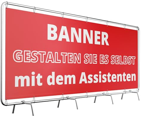 Banderole personnalisée avec texte/logo/photo | Tous formats disponibles | Résistant UV intérieur/extérieur | Parfait publicité anniversaire mariage événements