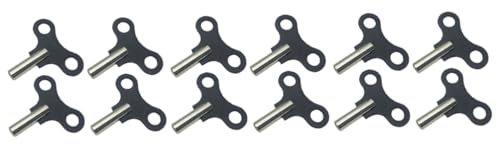 UKCOCO 12 STK Wanduhren Herrenuhren Schlüssel Für Uhr Uhr-Reparatur-Werkzeug Uhrwerkzeug Aus Holz Uhrenschlüssel Reparaturwerkzeug Für Uhr Schlüssel Für Holzuhr Komponente Wecker