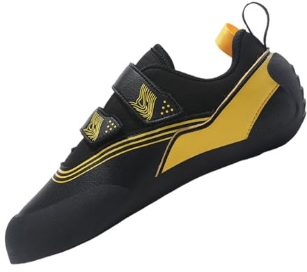 Viaoragiosa Bouldering Shoes,Men'S Climbing Shoes,Climbing Shoes Bouldering,Symmetrical Sole,Grip,Lightweight Non-Slip,Quick On/Off,Fit Adjustability,For Beginners Or For Long And Moderate Ascents