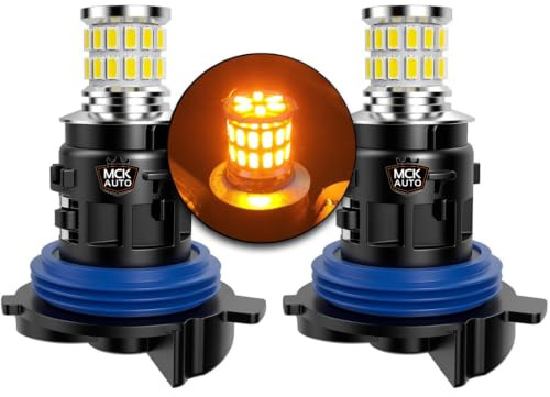 MCK Auto – HP24W bärnstensorange Canbus LED-lampor – mycket ljusa och felfria – förändra din körning