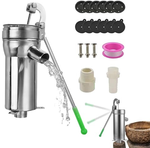 Deep Well Manual Water Pump - Hand Pump for Well Water, Courtyard Water Pump, Ground Water Pump for Garden, Manual Water Pump for Home, Garden Water Pump for Gardening and Outdoor Use