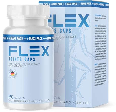 Flex Joints Caps | per il vostro equilibrio fisico | con una formula nuova e migliorata | contenuto di 90 capsule