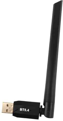 Dongle Bluetooth USB 5.4, 150M Long Range Adaptador Bluetooth para PC (EDR & BLE), para Portatil, Ordenador, Teclado, Ratón, Altavoz, Plug & Play, Compatible con Windows 7/8.1/10/11