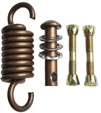 Homeponnew Gancio a molla resistente per sedia sospesa con fermo girevole per sedia a dondolo a uovo, capacità di carico 250 kg, gancio rotante in metallo, accessorio per uso esterno e interno