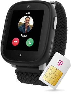 Xplora X6 Play Smartwatch svart för barn I med GPS-spårare och SOS-knapp I inkl. Mix & Match växeltillbehör I Kids Watch med kamera och stegräknare I telefonklocka inkl. mobiltelefonapp för föräldrar