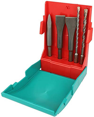 Heller Tools 2011 Power Meißel & Bionic Pro Zweischneider-Hammerbohrer SDS-Plus Meißel, 6/8 mm, meissel bohrer set, sds plus, sds-plus bohrer und meißel