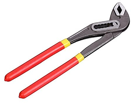 LIANYG Vattenpump tång 8/10/12 tum vattenpump tång snabbfrigörande VVS tång kraftig rak käke spår gemensam tång manuella verktyg (färg: A)