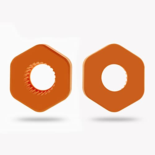 R&R SHOP – Apribottiglie per Anziani e Pazienti con Artrite, Acqua e Soft Drink in Plastica di Mais 100% Riciclabile – Set di 2 (Arancione)