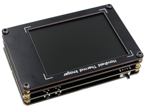 LIXSAZSE Sensore a infrarossi per temperatura senza contatto portatile con schermo LCD da 3,4 pollici con termocamera da -40 a 300 ℃