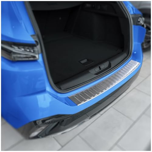 teileplus24 L781 Ladekantenschutz V2A Edelstahl kompatibel mit Peugeot 308 3 SW 2021- Abkantung