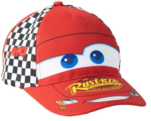 Gorra Visera Curva Cars Niños con Visera - Gorra Infantil Cars Cómoda, Transpirable y Ligera, Gorra Verano Ajustable, Protección Solar Playa, Piscina y Excursiones