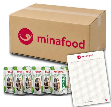 minafood Bundle för Solrosfrön Kokos 3x160g + Anteckningsblock