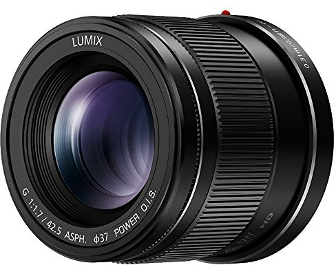Panasonic LUMIX G LENS, 42.5MM, F1.7 ASPH., MIRRORLESS MICRO FOUR THIRDS, POWER OPTICAL I.S., H-HS043K (USA BLACK)