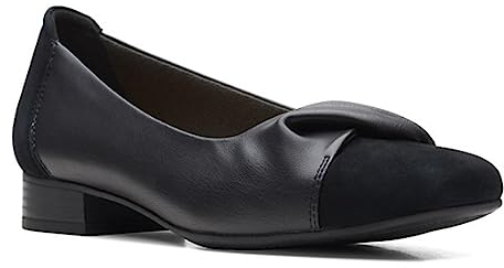 Clarks Women's Tilmont Dalia Ballet Flat, Black Combi, 4 UK Wide