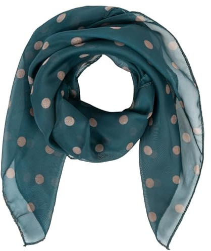 Foulard châle imprimé léopard pour femme – Écharpe carrée légère pour cheveux pour automne, été, voyage, vert foncé, Medium