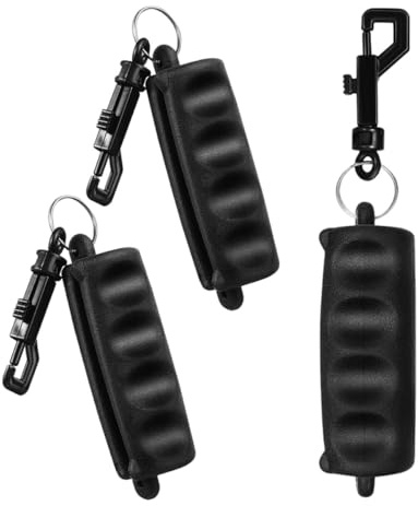 Kisangel Extractor de Flechas de Caucho Negro, Set de 3 Piezas con Llavero, Herramienta Compacta para Eliminación Fácil en Tiro y Práctica, Accesorios para Equipos de Mantenimiento