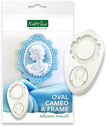 Katy Sue Mould - Miniature Frame Oval Frame and Cameo 2