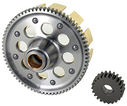 RESO Kupplungszahnrad + Antriebsritzel SET- Sport - 71/23 Zähne - geradeverzahnt, erleichtert, verstärkt, zusätzliche Schmiernut - für leistungsstarke Simson-Motoren - M531 - M743