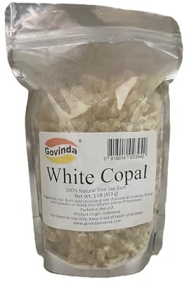 Govinda - White Copal Tree Sap Gum Incense 1 lb