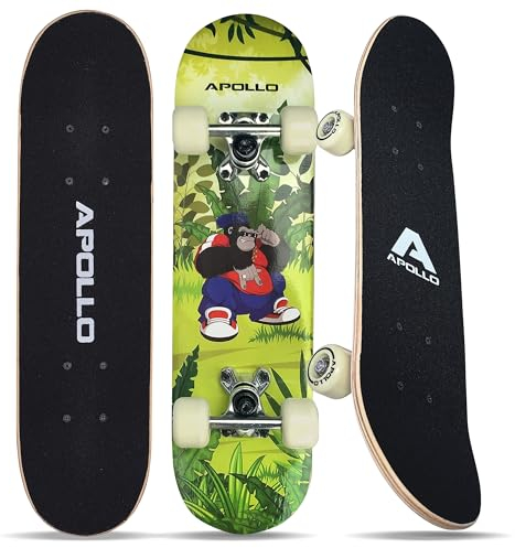 Apollo Skateboard - Gorilla Tom - Kinderskateboard 61cm, ABEC 3