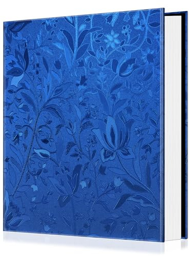Fintie Photo Album 4x6 Photos - 600 Pockets Large Capacity Albums Book Cover for Family Wedding Anniversary Baby Vacation Pictures, Blue
