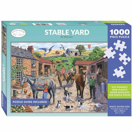 1000 Piece Jigsaw Puzzle - Stable Yard