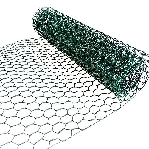 Green Floral Arrangement Mesh Netting Frame Wire Netting for Poultry & Gardening - 35 x 100 cm