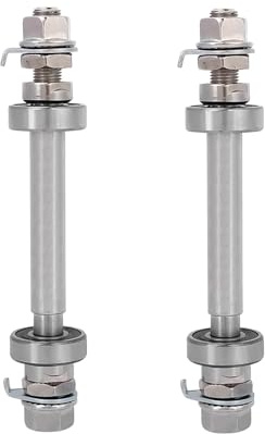 Asse del mozzo della bicicletta, 140mm/180mm, asse del mozzo della ruota in metallo per bicicletta, leva a sgancio rapido per mozzo anteriore e posteriore per bicicletta da montagna MTB (anteriore*2)