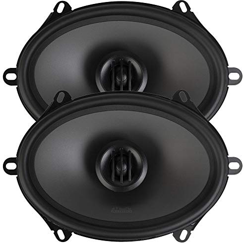 MTX Audio THUNDER68 Thunder Coaxial Speakers - Set of 2, 6x8 Inch 2-Way