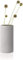 blomus -COLUNA- Vase M aus Polystone, hellgrau, puristische Beton-Optik, dekorative Vase in moderner Optik, hohe Tischdeko, exklusives Wohnaccessoire (H / B / T: 24 x 12 x 12 cm, hellgrau, 65596)