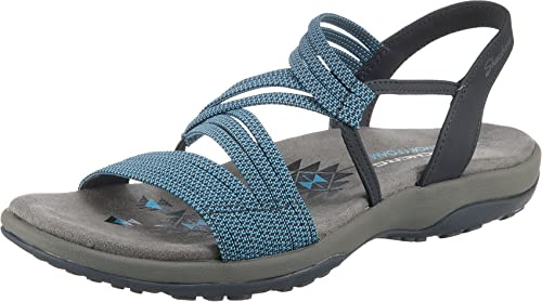 Skechers 41180 Damen Sandalen, Blau (Navy Gore Nvy), 39 EU